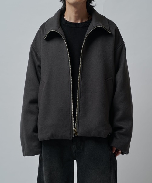 Lui's ルイス ハイクオリティビーバーメルトンZIPブルゾンジャケット Lui's（ルイス）の「ハイクオリティ ビーバーメルトンZIPブルゾン