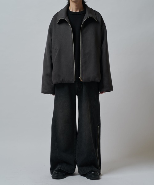 Lui's（ルイス） ブルゾン アウター ビーバーメルトンZIPブルゾン