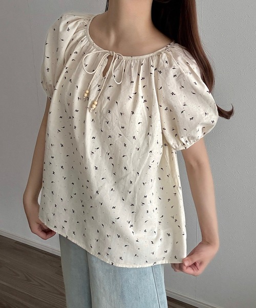 ブラウス Tシャツ トップス レディース 大きいサイズ 半袖 ボリュームスリーブ カシュクール フリル 花柄 薔薇 華やか エレガント ホワイト お洒落 楽天市場】レース シャツ 襟フリルブラウス シャツトップス