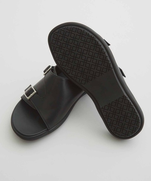 【美品】アダムエロペ ADAM ET ROPE ダブルモンク バックル レザー ADAM ET ROPE(アダムエロペ) / アダムエロペ/ダブルモンク