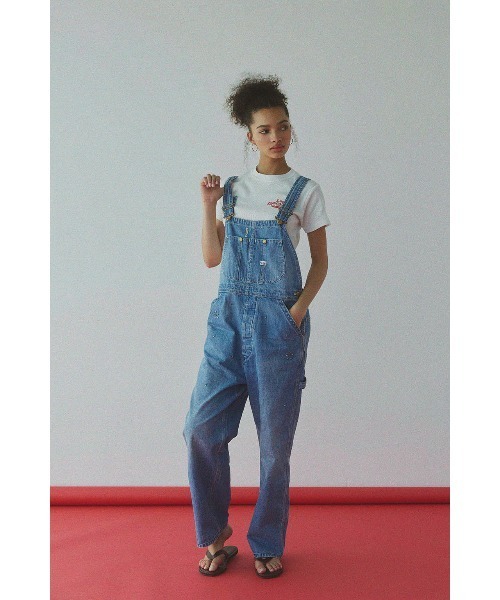 オールインワン デニムライクキャミサロペット 「低身長・小柄女性