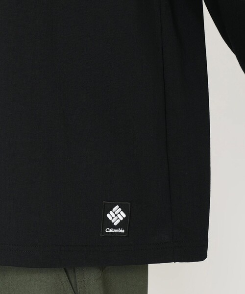 「Columbia」 長袖Tシャツ L ブラック メンズ