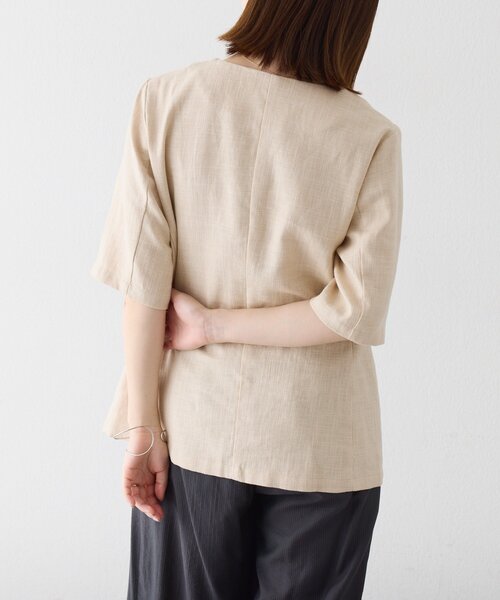 Omekashi ハーフスリーブジャケット ブラック 新品未使用タグ付き ハーフスリーブジャケット | Omekashi(オメカシ)レディース