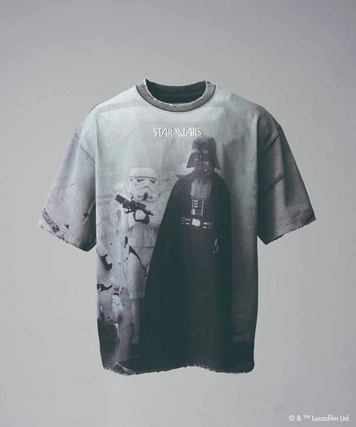 スターウォーズT MAISONSPECIAL STAR WARS T-Shirt UNISEX》【MOVIE SERIES】「STAR WARS」Prime-Over Crew Neck T