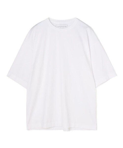 TOMORROWLAND ホワイト 半袖Tシャツ TOMORROWLAND 「TOMORROWLAND」 半袖Tシャツ L ホワイト メンズ