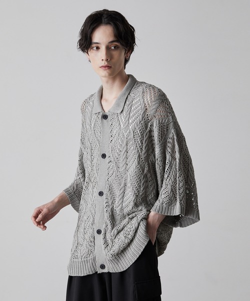 「CLEL」 半袖シャツ X-SMALL グレー メンズ | CLEL