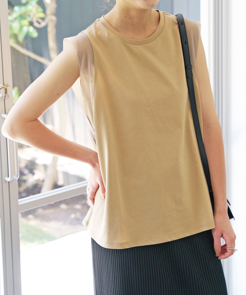 「Spick & Span」 ノースリーブトップス FREE ベージュ レディース