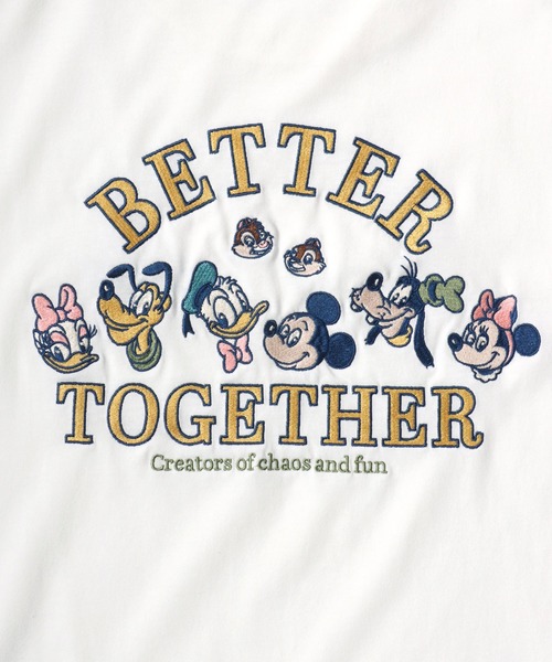 「Disney」 半袖Tシャツ M ブルー系その他 レディース