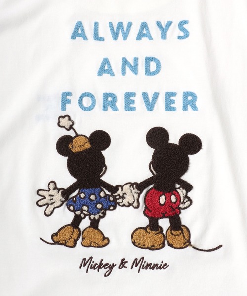 「Disney」 半袖Tシャツ M ブルー系その他 レディース