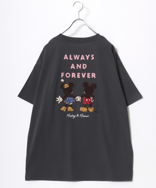 「Disney」 半袖Tシャツ M ブルー系その他 レディース