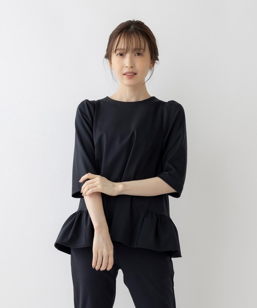 「Sono」 半袖カットソー 1 ブラック レディース