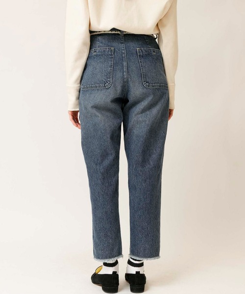 「Johnbull」 加工デニムパンツ LARGE インディゴブルー レディース