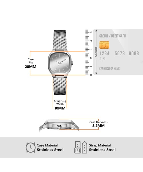 腕時計 スカーゲン 腕時計 レディース アナログ ステンレス SKW3163 レディースの画像