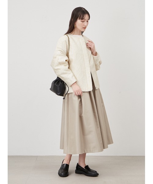 Mila Owen（ミラオーウェン） フレアスカート 1 グリーン レディース