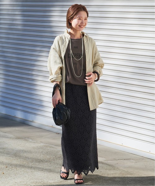 SLOBE IENA（スローブイエナ） 半袖Tシャツ FREE ホワイト レディース