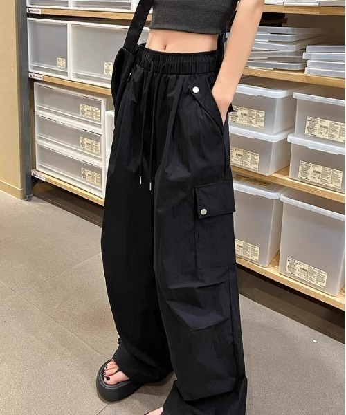 カーゴパンツ 4色展開 カジュアルカーゴパンツ レディース : ZOZOTOWN