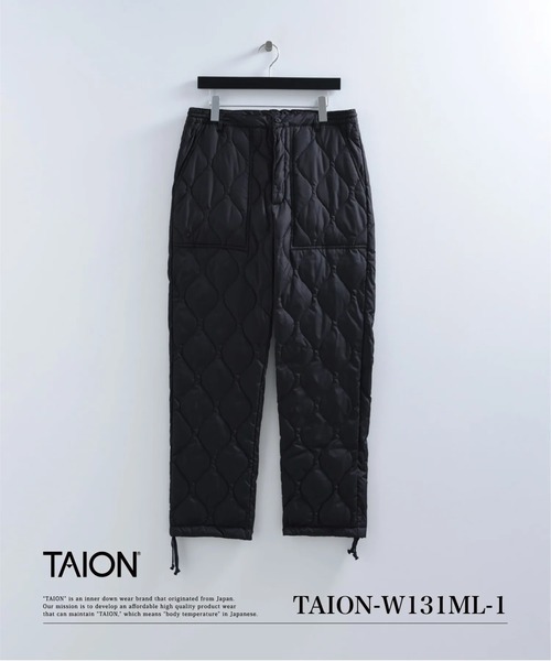 タイオン　ミリタリー カーゴ ダウンパンツ　WOMAN　Sサイズ TAION（タイオン） パンツ 「」「ウィメンズ」ミリタリー ダウンパンツ