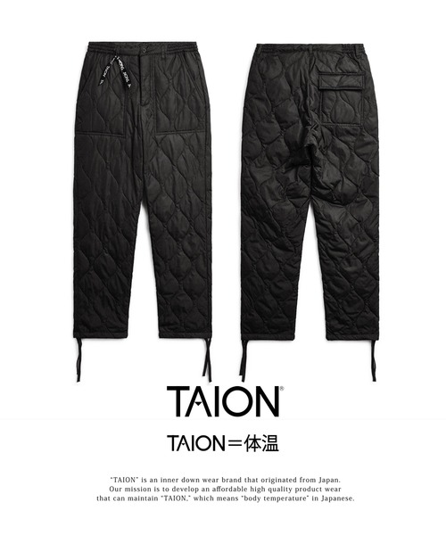 TAION（タイオン） パンツ 「」「ウィメンズ」ミリタリー ダウンパンツ
