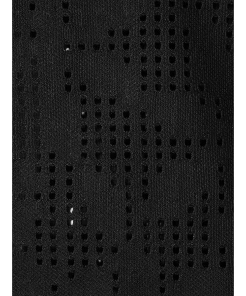 「MIDIUMISOLID」 半袖シャツ 48 ブラック メンズの画像