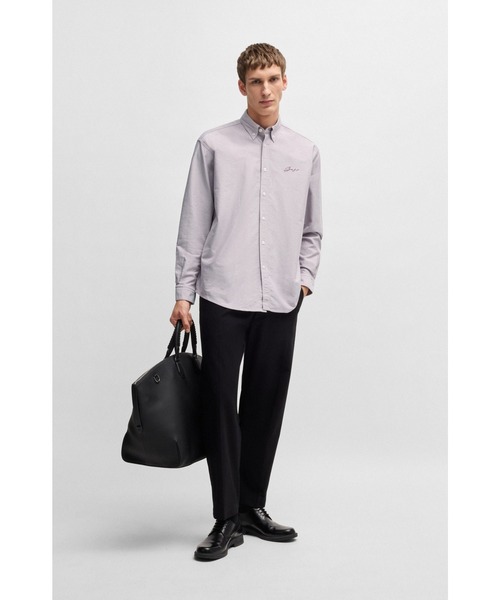 BOSS（HUGO BOSS） シャツ リラックスフィットシャツ コットン