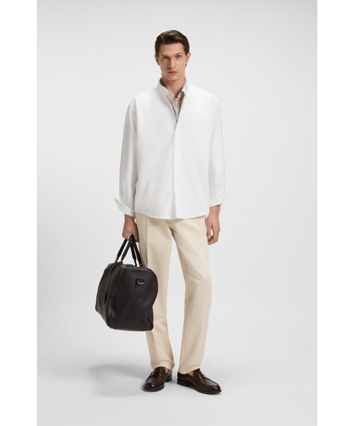 BOSS（HUGO BOSS） シャツ リラックスフィットシャツ コットン