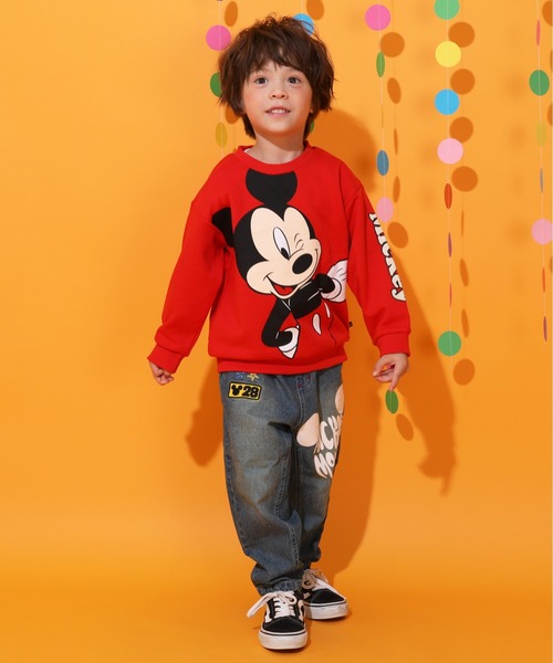 Disney（ディズニー） トレーナー 親子お揃い BIGフェイストレーナー