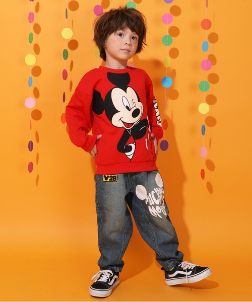 Disney（ディズニー） トレーナー 親子お揃い BIGフェイストレーナー