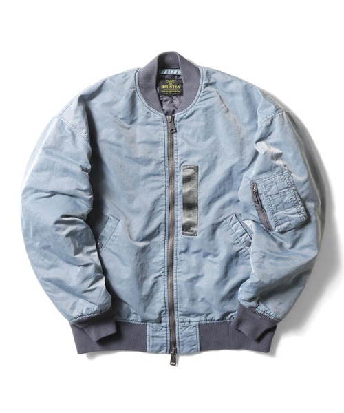 たくたくHOUSTON ピグメント加工 MA-1 HOUSTON（ヒューストン） ma1 ma-1 HOUSTON ピグメント加工MA-1 メンズ