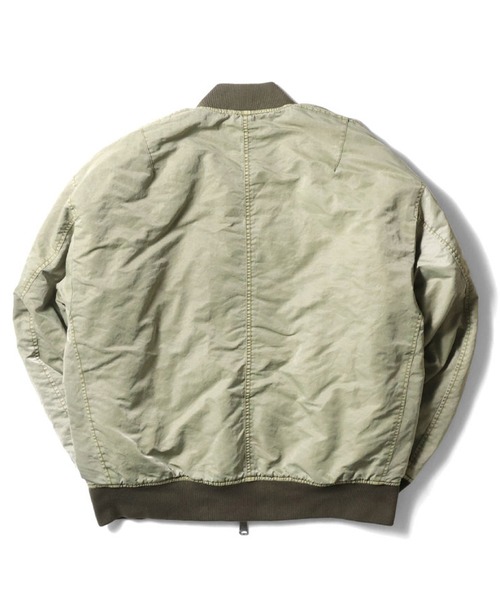 HOUSTON（ヒューストン） ma1 ma-1 HOUSTON ピグメント加工MA-1 メンズ