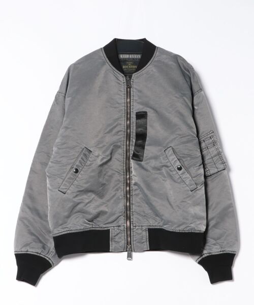 たくたくHOUSTON ピグメント加工 MA-1 HOUSTON（ヒューストン） ma1 ma-1 HOUSTON ピグメント加工MA-1 メンズ