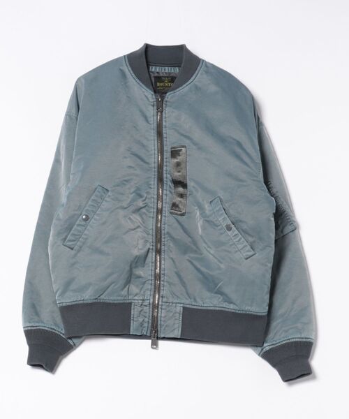 HOUSTON（ヒューストン） ma1 ma-1 HOUSTON ピグメント加工MA-1 メンズ