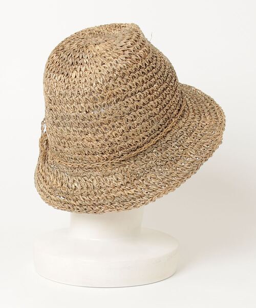 「NEW YORK HAT」 ストローハット - ベージュ レディース_画像2