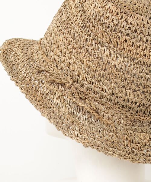 「NEW YORK HAT」 ストローハット - ベージュ レディース_画像3