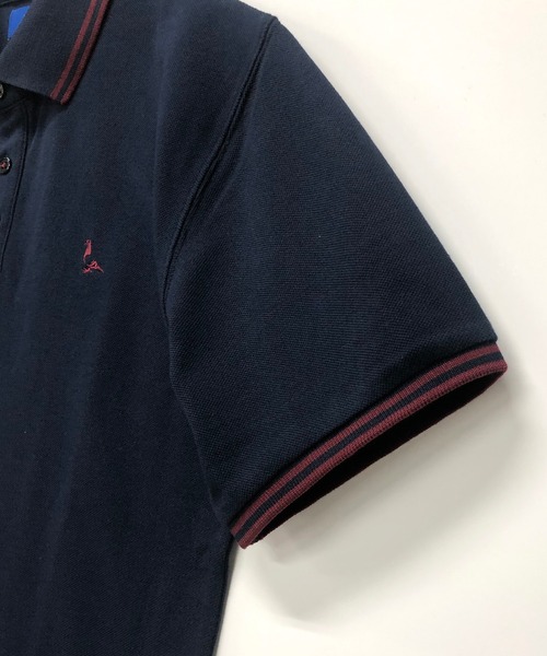 「London Denim」 半袖ポロシャツ 48 ホワイト メンズ_画像5