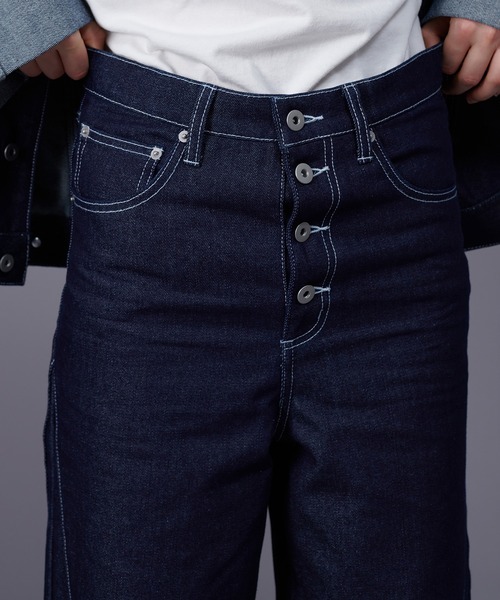 ONCILY（オンシェリー） デニムパンツ SMALL ダークインディゴブルー