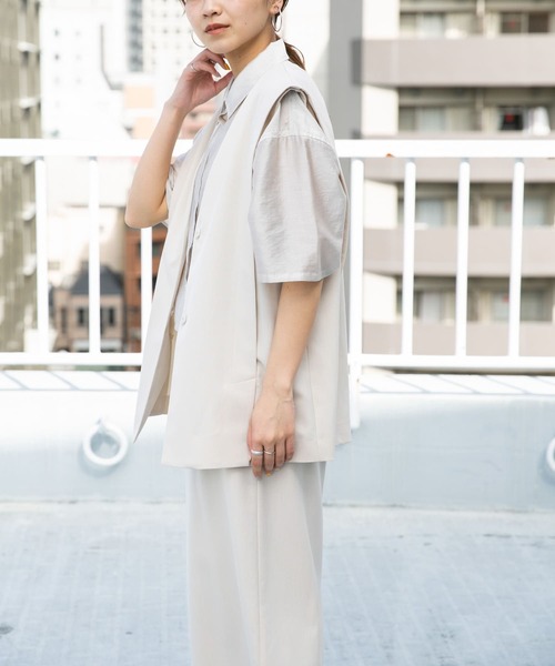 「KBF」 セットアップ ONE ブラック レディース_画像4