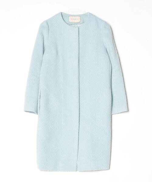 UNITED ARROWS（ユナイテッドアローズ） ノーカラーコート 36 ブルー