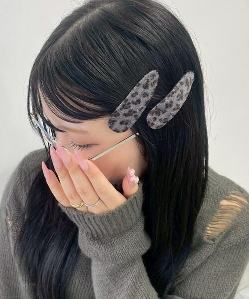 WEGO（ウィゴー） ヘアピン WEGO/「2点セット」シャギーアニマル