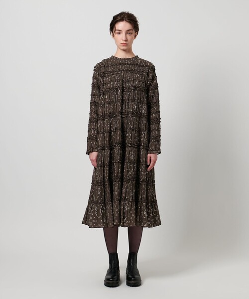 pheeta dress francesフィータ　ワンピース　ブラウン pheeta dress francesフィータ ワンピース ブラウン - メルカリ