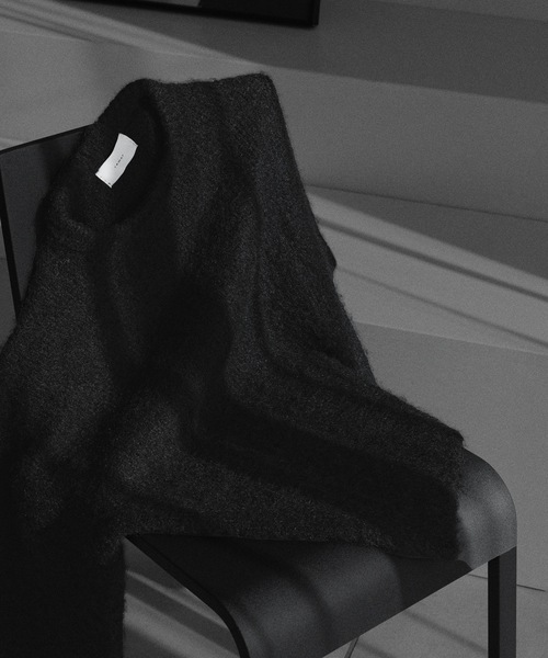 「remer」 長袖ニット MEDIUM グレー メンズ_画像5