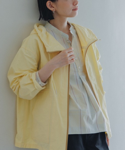 ブラウス シャツ 「D.M.G / ディーエムジー」 フェードビッグチェックワッシャー プルオーバーシャツ レディースの画像