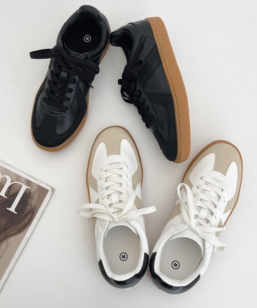 「Shoes in Closet」 ローカットスニーカー M ブラック レディース_画像5