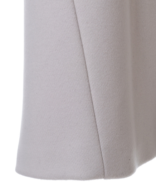 「martinique」 ノーカラーコート - ホワイト レディース_画像10