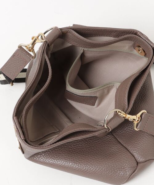 ATAO 2wayショルダーバッグ　グレージュ 中古・古着通販】ATAO (アタオ) 2WAYショルダーバッグ グレージュ