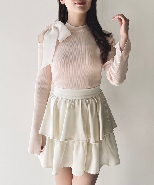 「NOMAE」 長袖ニット FREE ホワイト レディース_画像5