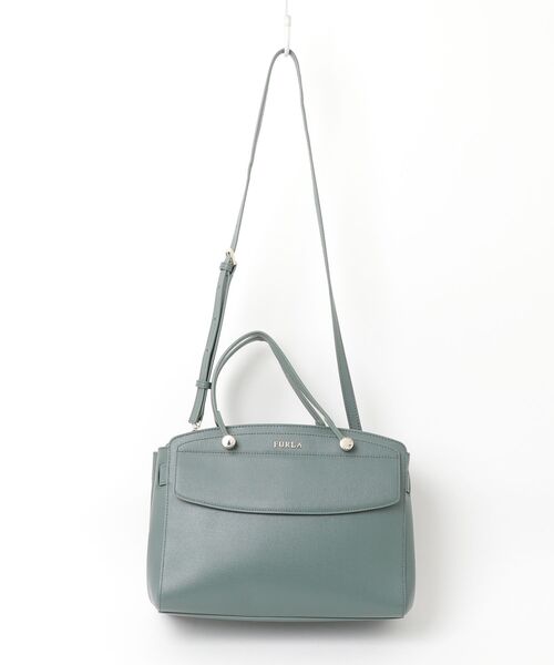 FURLA（フルラ） ワンポイント2WAYバッグ - グリーン レディース
