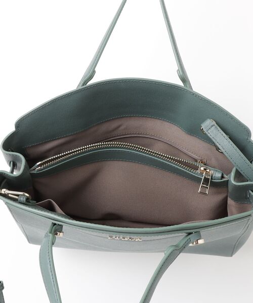 【新品未使用・鑑定済み】FURLA オリーブグリーン 2way バッグ FURLA（フルラ） ワンポイント2WAYバッグ - グリーン レディース