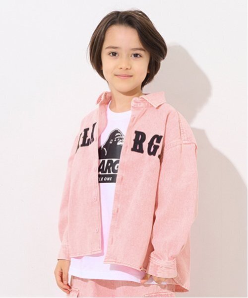 「XLARGE KIDS」 「KIDS」長袖シャツ 130cm ピンク キッズ_画像3