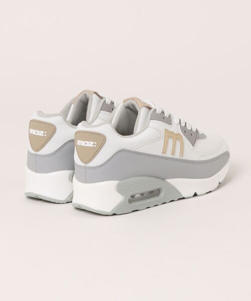 「moz」 ローカットスニーカー 24.0cm ブラック レディース_画像6