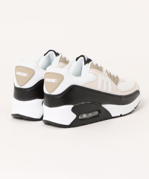 「moz」 ローカットスニーカー 24.0cm ブラック レディース_画像8